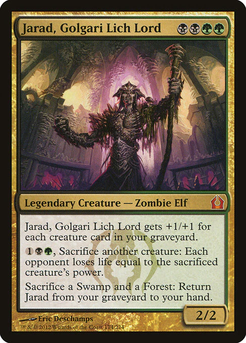 Jarad, Golgari Lich Lord - Return to Ravnica - M - 174