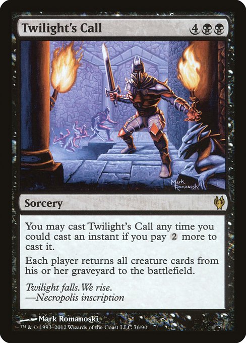 Twilight's Call - Duel Decks: Izzet vs. Golgari - R - 76