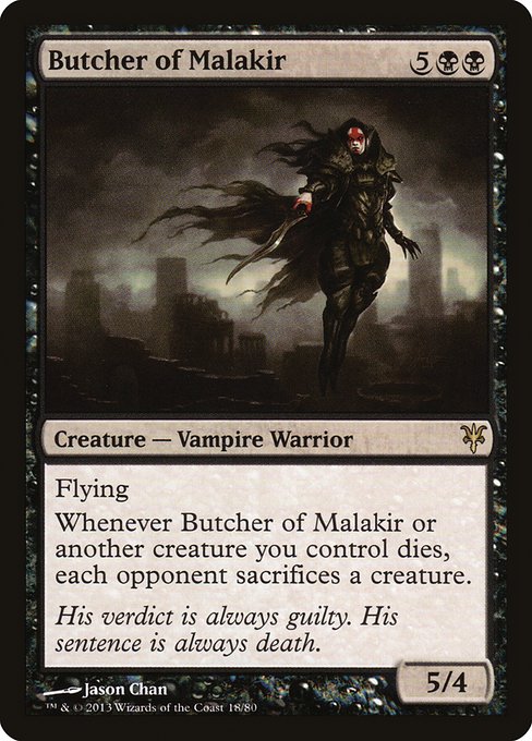 Butcher of Malakir - Duel Decks: Sorin vs. Tibalt - R - 18
