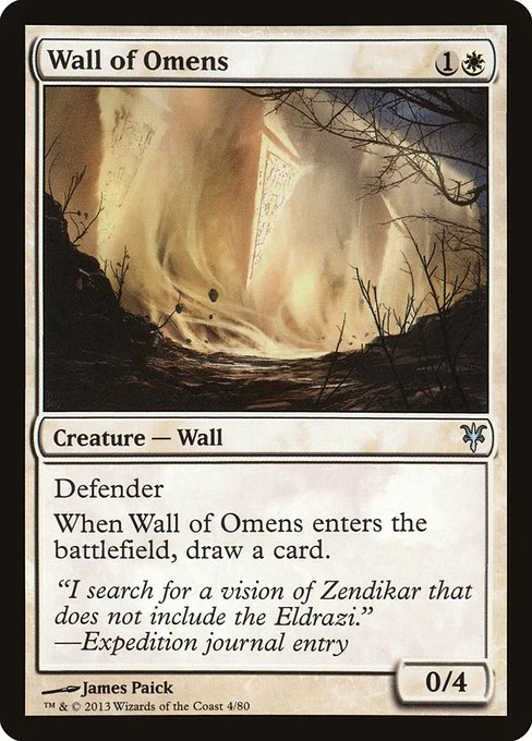 Wall of Omens - Duel Decks: Sorin vs. Tibalt - U - 4