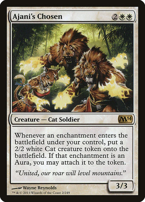 Ajani's Chosen - Magic 2014 (M14) - R - 2