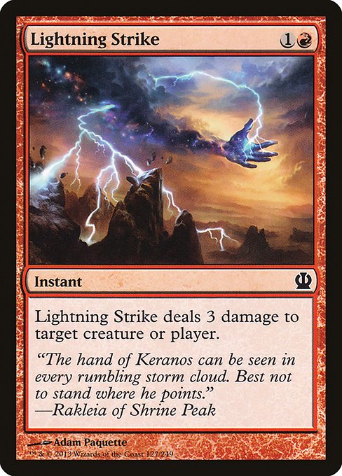 Lightning Strike - Theros - C - 127