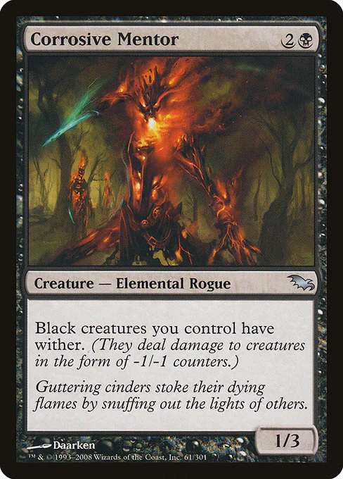 Corrosive Mentor - Shadowmoor - U - 61