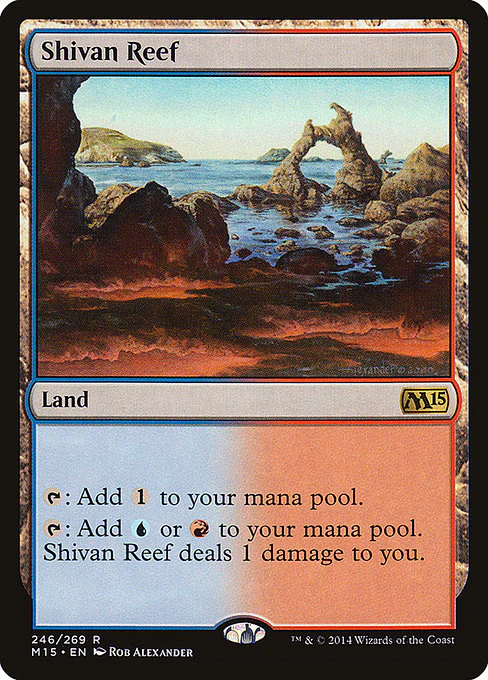 Shivan Reef - Magic 2015 (M15) - R - 246