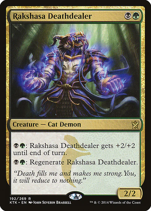 Rakshasa Deathdealer - Khans of Tarkir - R - 192