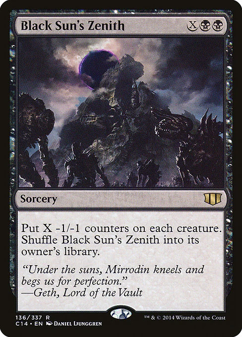 Black Sun's Zenith - Commander 2014 - R - 136