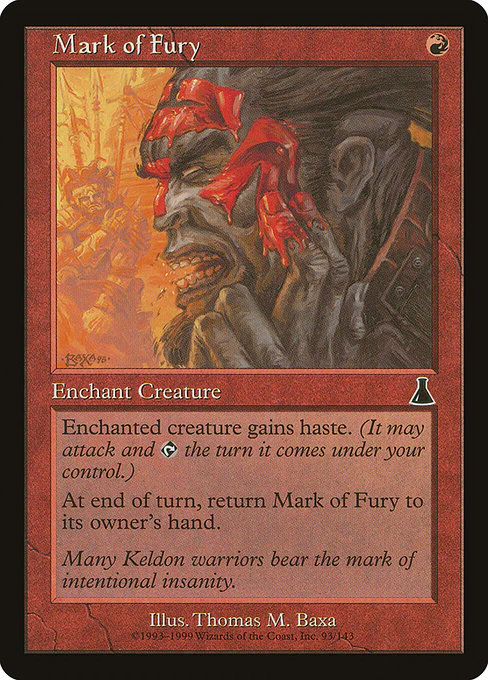 Mark of Fury - Urza's Destiny - C - 93