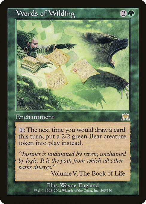 Words of Wilding - Onslaught - R - 305