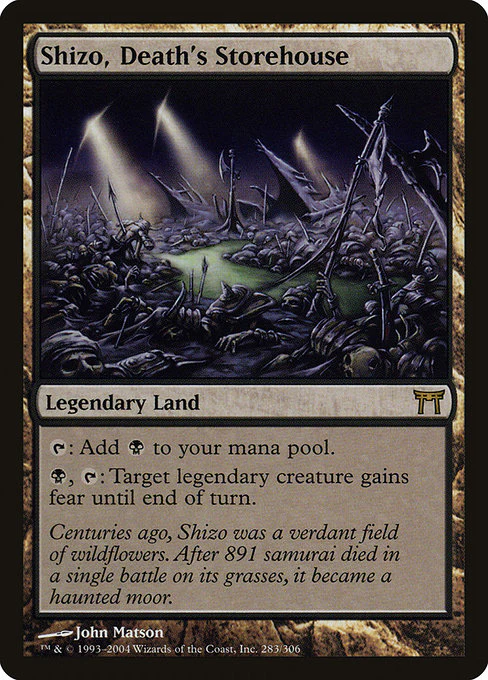 Shizo, Death's Storehouse - Champions of Kamigawa - R - 283