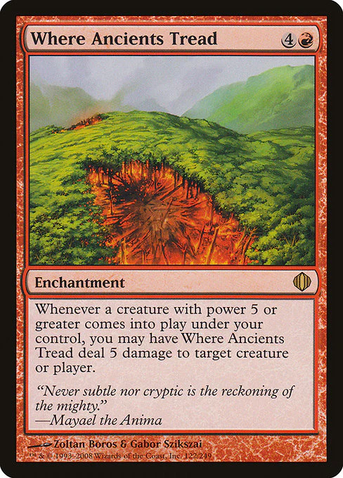 Where Ancients Tread - Shards of Alara - R - 122