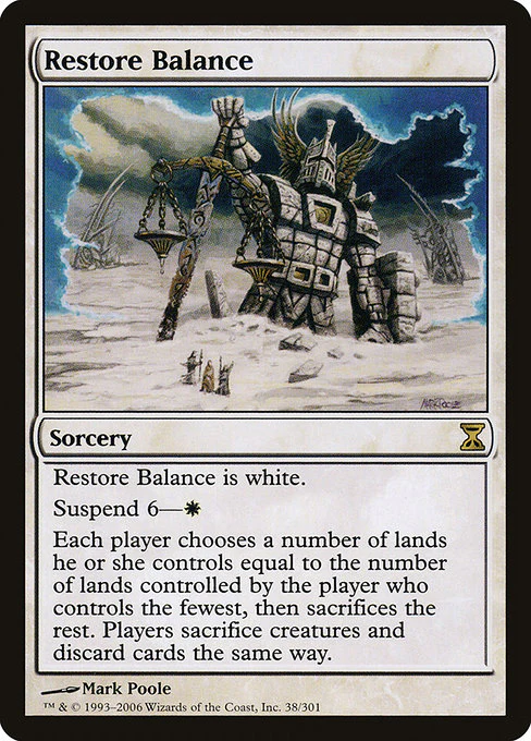 Restore Balance - Time Spiral - R - 38