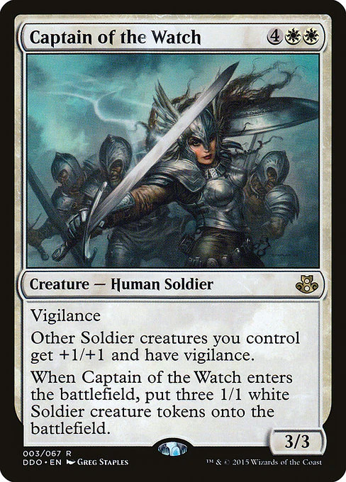 Captain of the Watch - Duel Decks: Elspeth vs. Kiora - R - 3