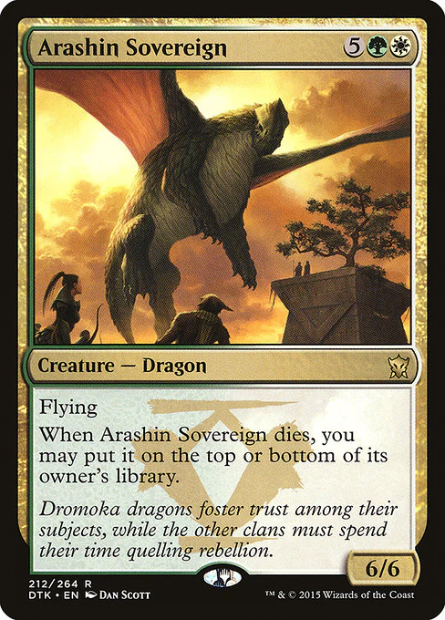 Arashin Sovereign - Dragons of Tarkir - R - 212