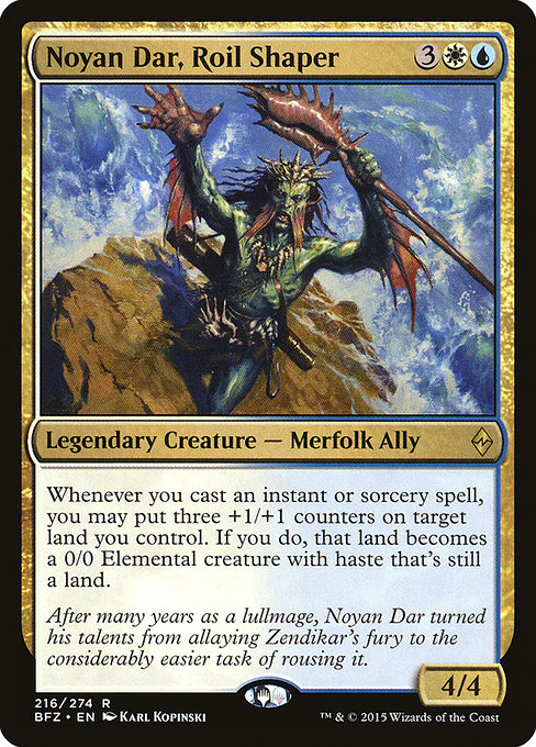 Noyan Dar, Roil Shaper - Battle for Zendikar - R - 216