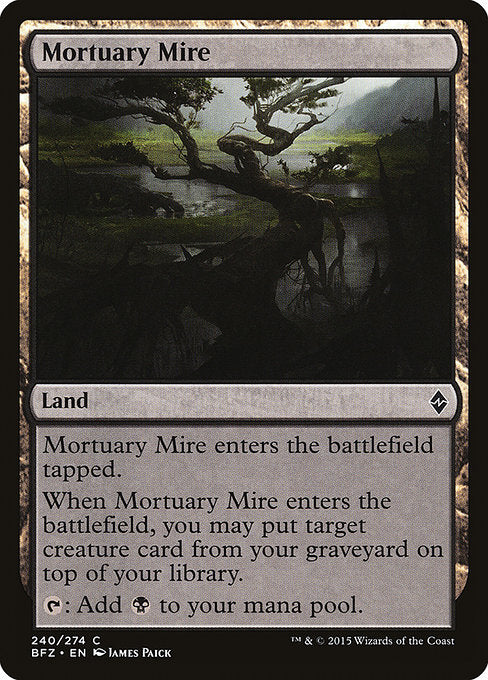 Mortuary Mire - Battle for Zendikar - C - 240