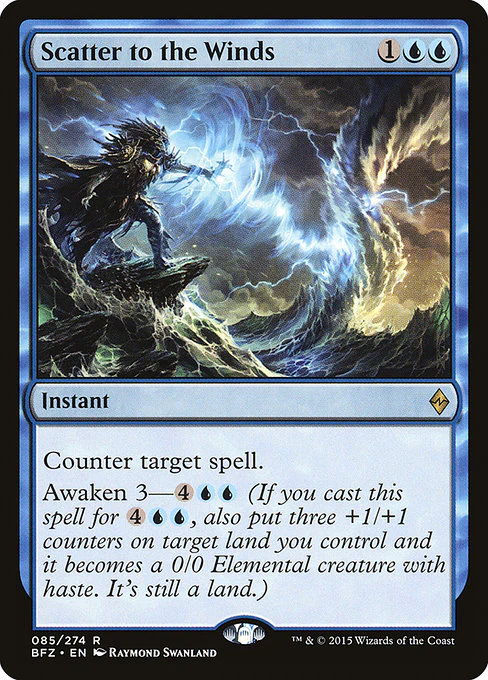 Scatter to the Winds - Battle for Zendikar - R - 85