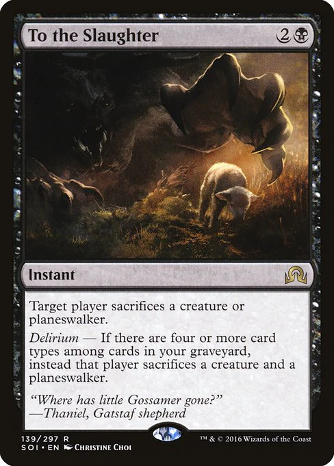 To the Slaughter - Shadows over Innistrad - R - 139