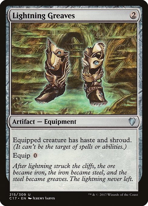 Lightning Greaves - Commander 2017 - U - 215