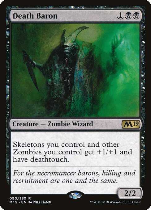 Death Baron - Core Set 2019 - R - 90