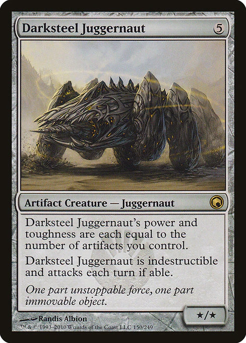 Darksteel Juggernaut - Scars of Mirrodin - R - 150