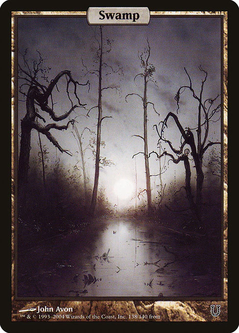 Swamp - Full Art - Unhinged - L - 138