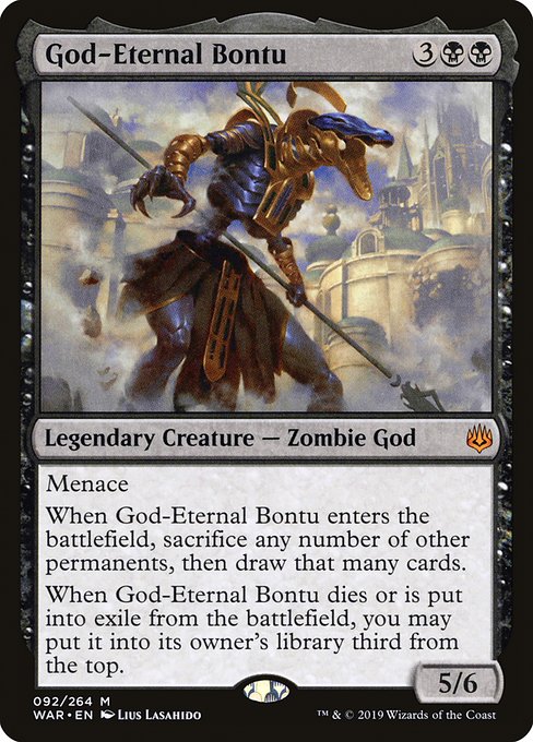 God-Eternal Bontu - War of the Spark - M - 92