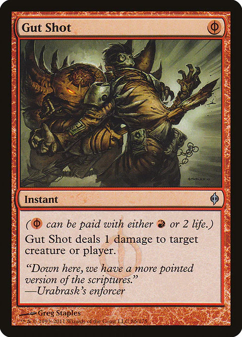 Gut Shot - New Phyrexia - U - 86