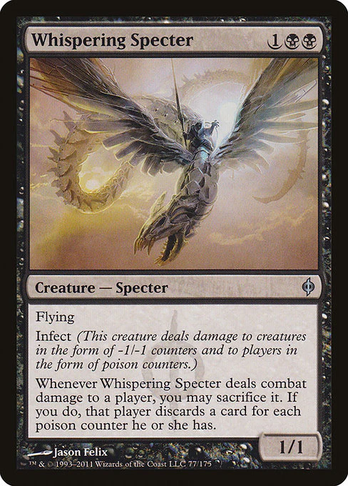 Whispering Specter - New Phyrexia - U - 77
