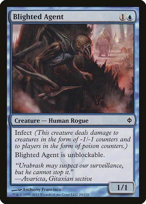 Blighted Agent - New Phyrexia - C - 29