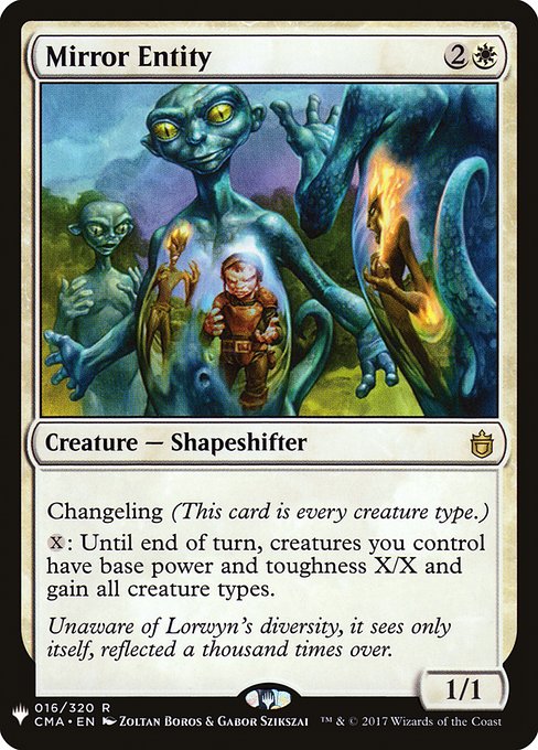 Mirror Entity (CMA) - The List Reprints - R - 016/320
