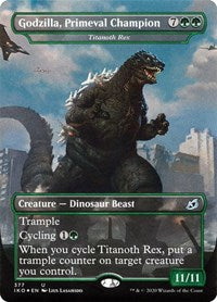 Godzilla, Primeval Champion - Titanoth Rex - Ikoria: Lair of Behemoths - U - 377
