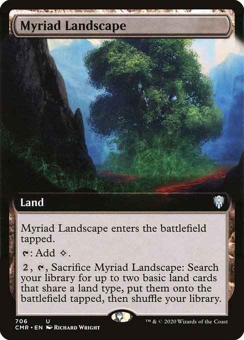 Myriad Landscape (Extended Art) - Commander Legends - U - 706