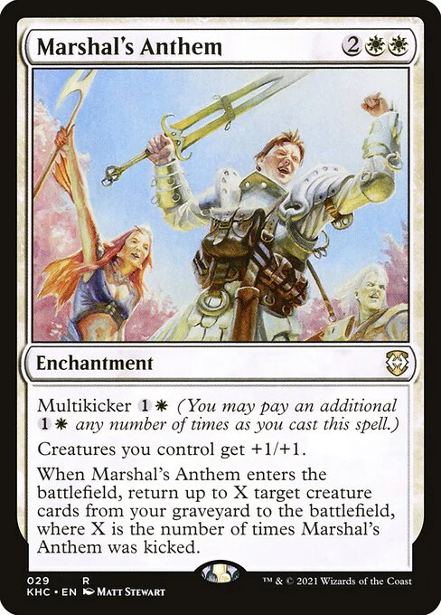 Marshal's Anthem - Commander: Kaldheim - R - 29