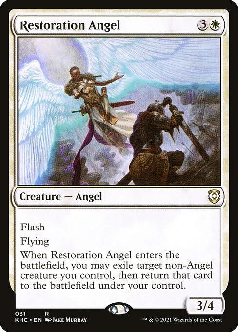 Restoration Angel - Commander: Kaldheim - R - 31