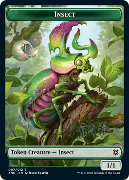Human // Insect Double-Sided Token (Challenger 2021) - Unique and Miscellaneous Promos - T - 2 // 7 - Image 2