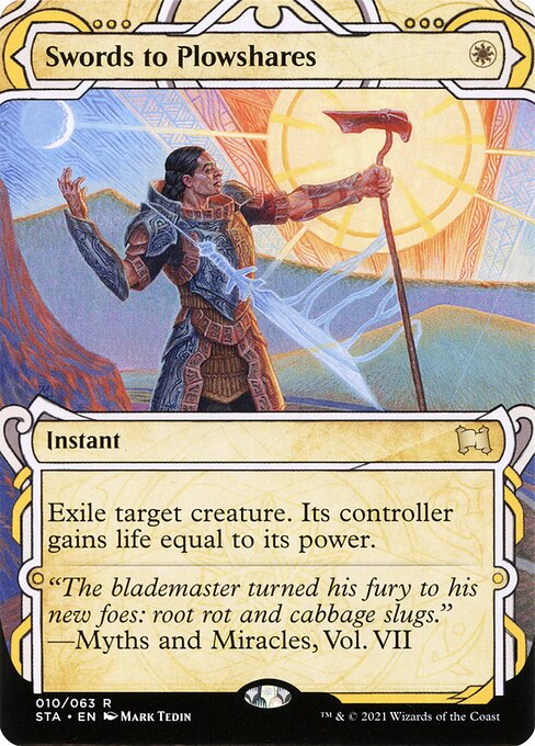 Swords to Plowshares (Foil Etched) - Strixhaven: Mystical Archives - R - 10