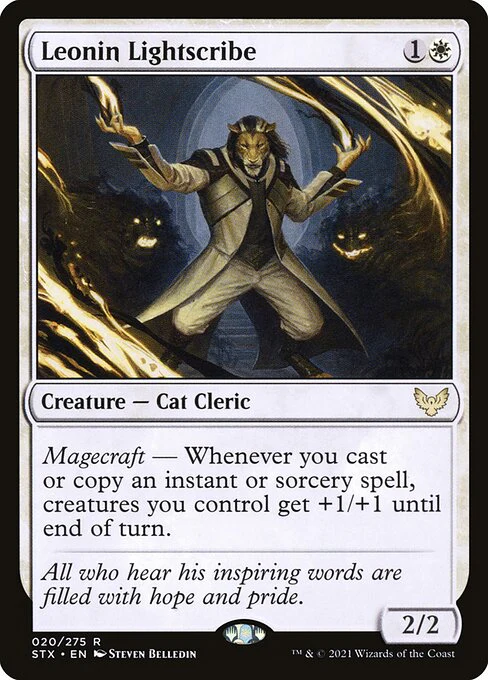 Leonin Lightscribe - Strixhaven: School of Mages - R - 20