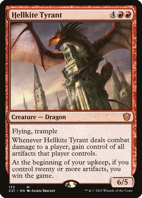 Hellkite Tyrant - Commander 2021 - M - 172