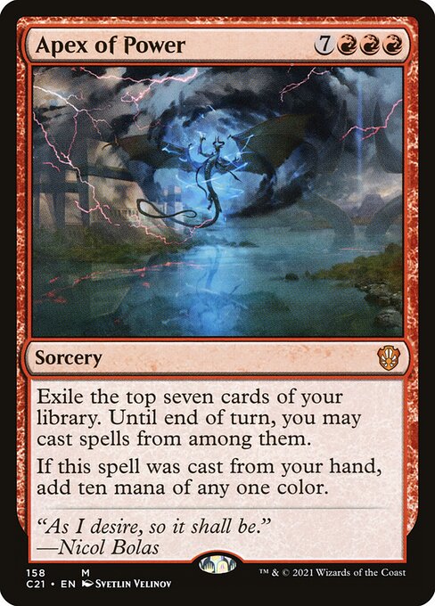 Apex of Power - Commander 2021 - M - 158