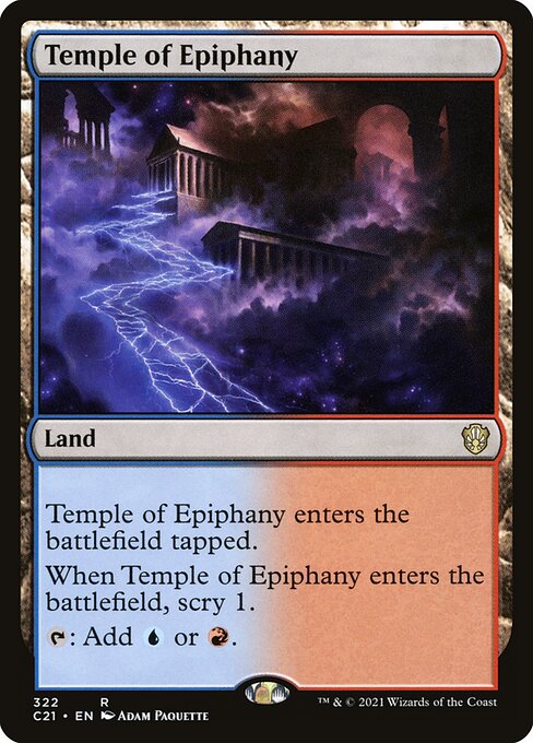 Temple of Epiphany - Commander 2021 - R - 322