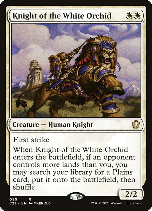 Knight of the White Orchid - Commander 2021 - R - 95