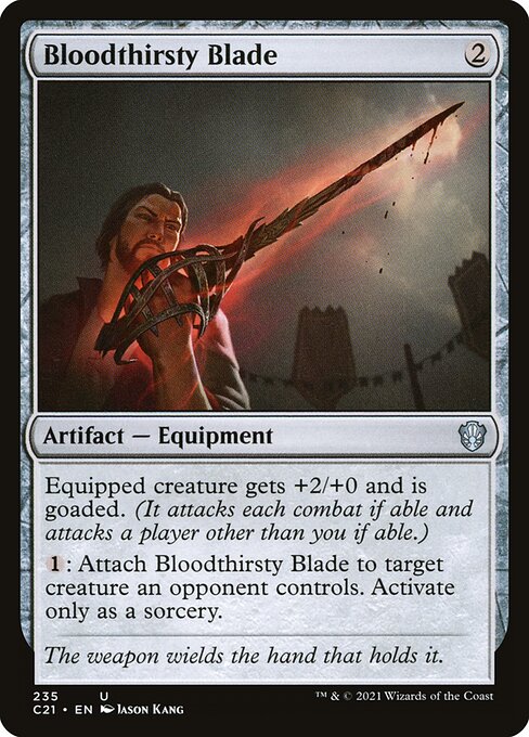 Bloodthirsty Blade - Commander 2021 - U - 235