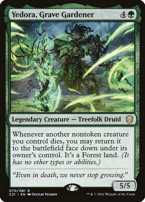 Yedora, Grave Gardener - Commander 2021 - R - 70