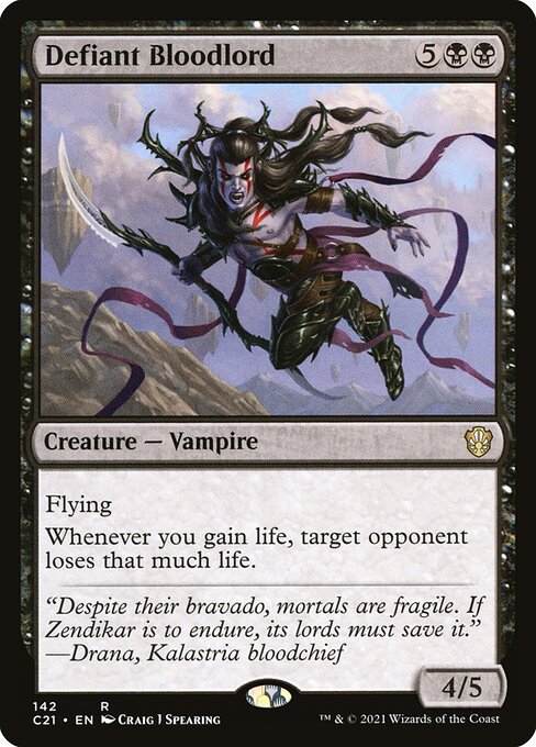 Defiant Bloodlord - Commander 2021 - R - 142