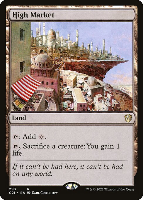 High Market - Commander 2021 - R - 293
