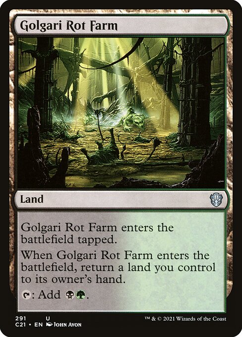 Golgari Rot Farm - Commander 2021 - U - 291