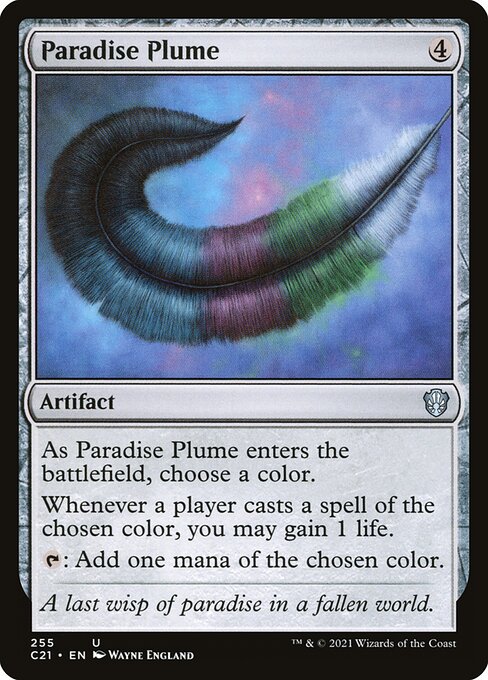 Paradise Plume - Commander 2021 - U - 255