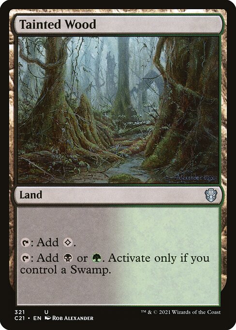 Tainted Wood - Commander 2021 - U - 321