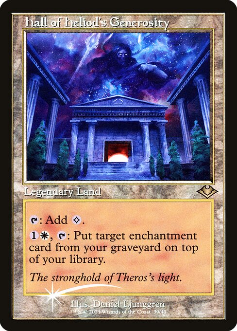 Hall of Heliod's Generosity (Retro Frame) (Foil Etched) - Modern Horizons - R - 39