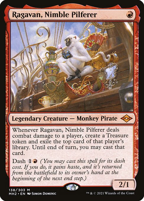 Ragavan, Nimble Pilferer - Modern Horizons 2 - M - 138